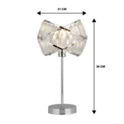 Dita 2 Band Chrome Table Lamp -Fashion Lighting 13157966 1984936869612018