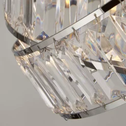 Dita 2 Band Chrome Floor Lamp -Fashion Lighting 13157967 8074911165017424