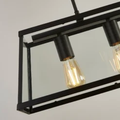 Bellevue 5 Light Industrial Pendant - Black -Fashion Lighting 13157971 3654911164824980