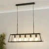 Bellevue 5 Light Industrial Pendant - Black 1 Bellevue 5 Light Industrial Pendant - Black -Fashion Lighting 13157971 9765049847482615