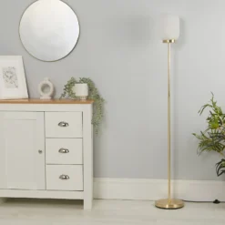 Pearl Frosted Floor Lamp - White -Fashion Lighting 13177660 6185042042644854