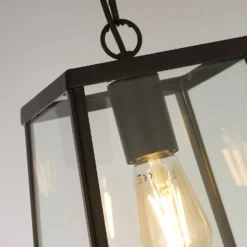 Bellevue 1 Light Industrial Pendant - Black -Fashion Lighting 13177664 6934976242770429