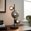 Orb II 3 Light Table Lamp - Black Chrome Smoke 1 Orb II 3 Light Table Lamp - Black Chrome Smoke -Fashion Lighting 13208307 1254896912912282