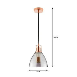 Decan Pendant - Smoke & Copper 11 Decan Pendant - Smoke & Copper -Fashion Lighting 13208327 2114909895281221
