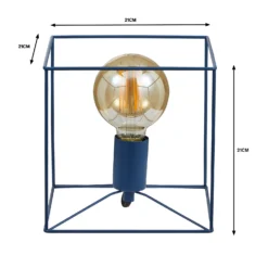 Edge Table Lamp - Navy 11 Edge Table Lamp - Navy -Fashion Lighting 13208331 1974909895487552