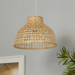 Belle Bamboo Woven Light Shade - Medium -Fashion Lighting 13222273 4595042044270410