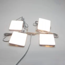 Set Of 4 LED Square Puck Lights 12 Set Of 4 LED Square Puck Lights -Fashion Lighting 13239145 1355007594957045