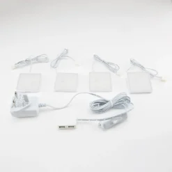 Set Of 4 LED Square Puck Lights 14 Set Of 4 LED Square Puck Lights -Fashion Lighting 13239145 1595007595093920