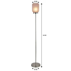 Pearl Frosted Floor Lamp - Rose -Fashion Lighting 13445400 5435042045848491