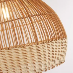 House Beautiful Woven Rattan Shade - Natural 10 House Beautiful Woven Rattan Shade - Natural -Fashion Lighting 13445402 1634971630280887