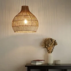 House Beautiful Woven Rattan Shade - Natural 11 House Beautiful Woven Rattan Shade - Natural -Fashion Lighting 13445402 6324971630304797