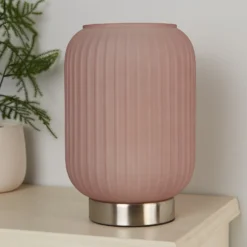 Pearl Frosted Table Lamp - Rose -Fashion Lighting 13445403 7315042045022156