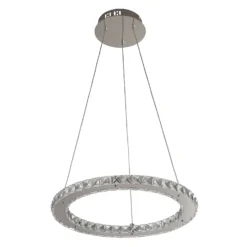 Atlanta LED Single Tier Ceiling Pendant Light - Chrome -Fashion Lighting 13445413 1474976242089636