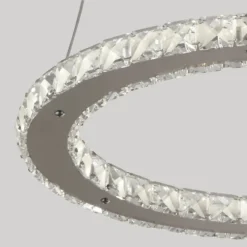 Atlanta LED Single Tier Ceiling Pendant Light - Chrome -Fashion Lighting 13445413 1524976242138098