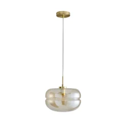 Fleur Glass Pendant - Champagne 8 Fleur Glass Pendant - Champagne -Fashion Lighting 13453789 1244915323423774