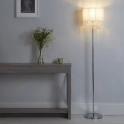 Bellano Floor Lamp - White -Fashion Lighting 13525818 3065009387472564