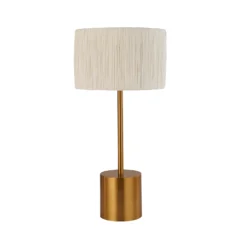 Raffia Table Lamp - White & Gold 11 Raffia Table Lamp - White & Gold -Fashion Lighting 13525827 8214956834947295
