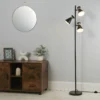 Balham 3 Light Floor Lamp - Black & Brass -Fashion Lighting 13525828 1135042072769831