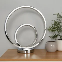 Sasha LED Table Lamp - Chrome & Crystal 11 Sasha LED Table Lamp - Chrome & Crystal -Fashion Lighting 13525836 7715042075141142