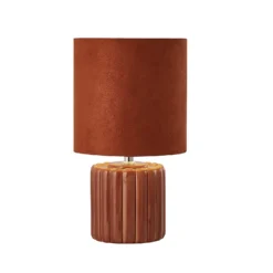 Phoebe Ceramic Table Lamp - Rust -Fashion Lighting 13525839 1484962282281430