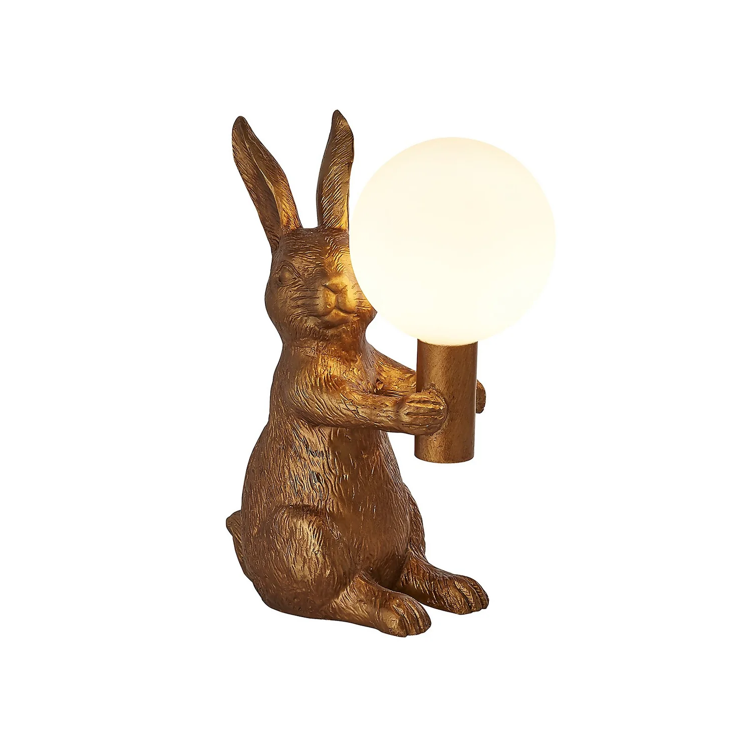 Rabbit Table Lamp - Gold & Glass 4 Rabbit Table Lamp - Gold & Glass - Image 2