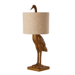 Crane Table Lamp - Gold & Oatmeal -Fashion Lighting 13528282 1614956834475056