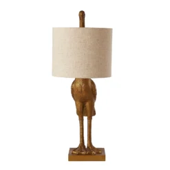 Crane Table Lamp - Gold & Oatmeal -Fashion Lighting 13528282 1874956834568215