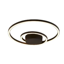 Sasha LED Flush Ceiling Light - Black -Fashion Lighting 13528468 1484976242572798