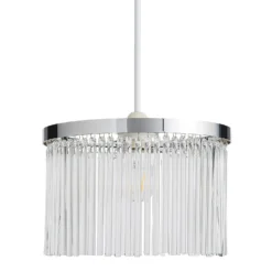 Highgate Easy Fit Shade - Chrome -Fashion Lighting 13529593 2124945396824639