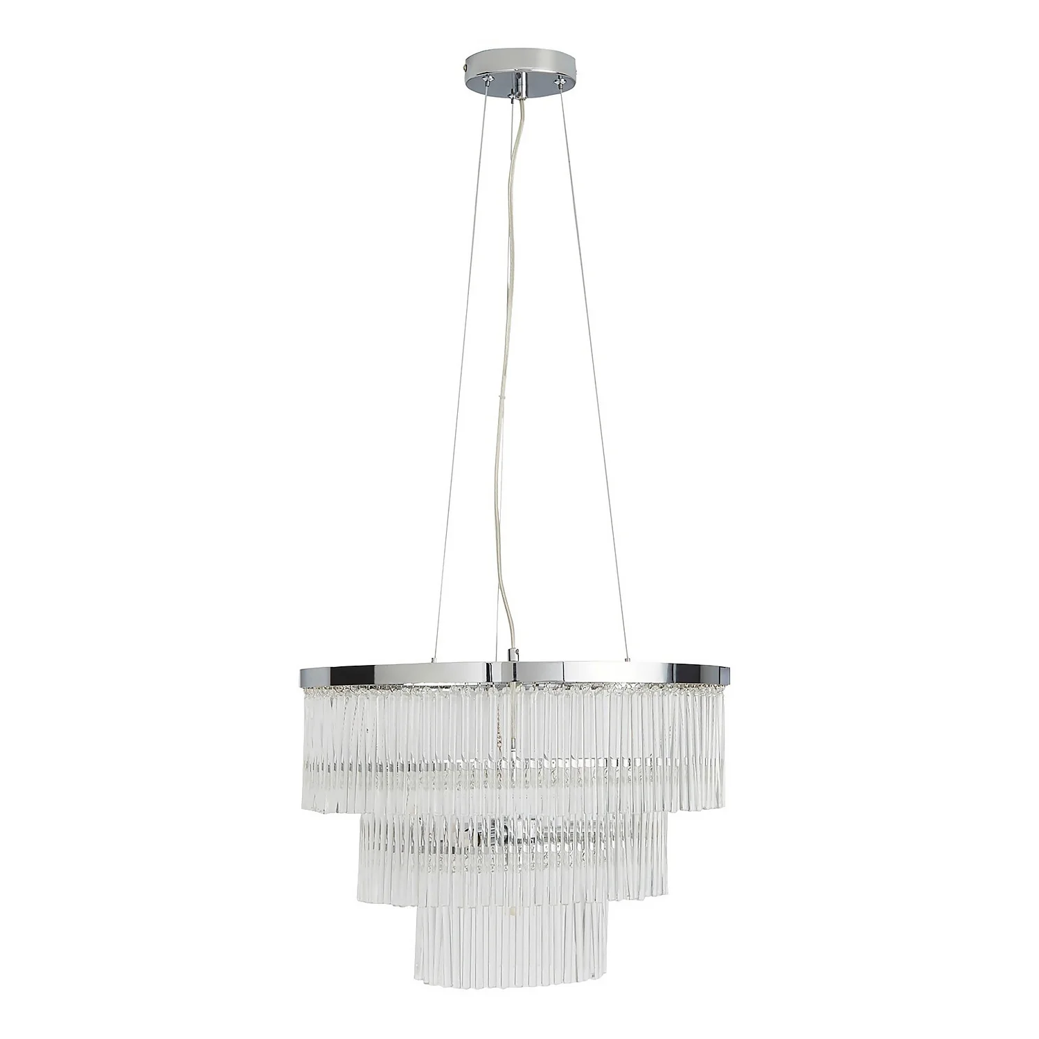 Highgate 3 Tier Pendant Light - Chrome 5 Highgate 3 Tier Pendant Light - Chrome - Image 3