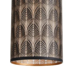 Shea Glass Easy Fit Shade - Black 10 Shea Glass Easy Fit Shade - Black -Fashion Lighting 13529621 1274945395691677