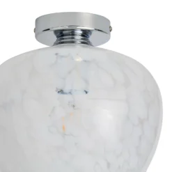 Fletcher Glass Flush Ceiling Light 9 Fletcher Glass Flush Ceiling Light -Fashion Lighting 13529630 1434945396620855