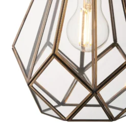 Polly Pendant Light - Antique Brass -Fashion Lighting 13645378 1194942855430364