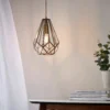Polly Pendant Light - Antique Brass -Fashion Lighting 13645378 1654942855178565