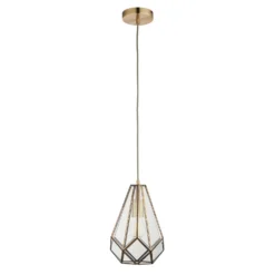 Polly Pendant Light - Antique Brass -Fashion Lighting 13645378 7784942855386249