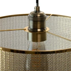 Amina Easy Fit Shade - Brass -Fashion Lighting 13695774 1604959109240182