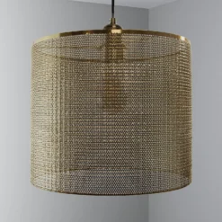 Amina Easy Fit Shade - Brass -Fashion Lighting 13695774 9414959109271172