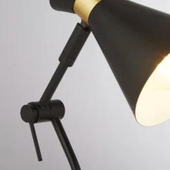 Balham Table Lamp - Black & Brass 9 Balham Table Lamp - Black & Brass -Fashion Lighting 13699652 6294976242853679