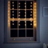 48 Acrylic Star LED Christmas Window Curtain Lights - Warm White -Fashion Lighting 13721418 8654982489532564