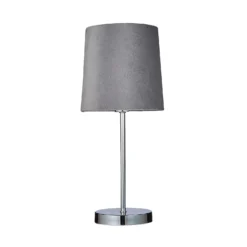 Paris Velvet Table Lamp - Grey -Fashion Lighting 13751359 1634969499107095