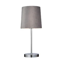 Paris Velvet Table Lamp - Grey -Fashion Lighting 13751359 1704969499046084