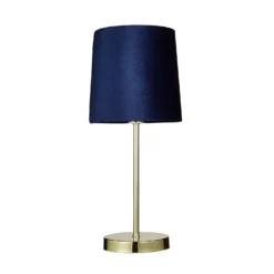 Paris Velvet Table Lamp - Navy -Fashion Lighting 13751360 1834969499106906