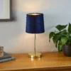 Paris Velvet Table Lamp - Navy 2 Paris Velvet Table Lamp - Navy -Fashion Lighting 13751360 5734969498968858