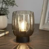 Olivia Battery Powered Table Lamp - Smoke -Fashion Lighting 13764008 1094980120003009
