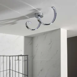 Astral Bathroom Semi Flush Light - Chrome -Fashion Lighting 13794232 3634957104824745