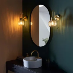 Setley Bathroom Wall Light - Brass 19 Setley Bathroom Wall Light - Brass -Fashion Lighting 13794238 4554957104577806