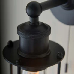 Portmore Bathroom Wall Light - Black -Fashion Lighting 13794239 2154957105653576