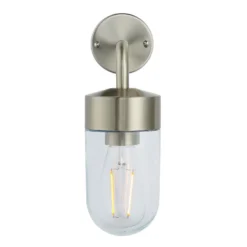 North Outdoor Wall Light - Stainless Steel -Fashion Lighting 13794241 1344957104816882