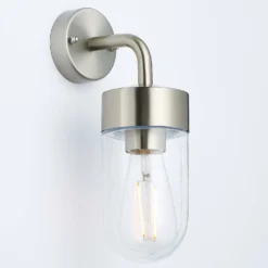 North Outdoor Wall Light - Stainless Steel -Fashion Lighting 13794241 1554957104895311