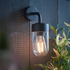 North Outdoor Wall Light - Black